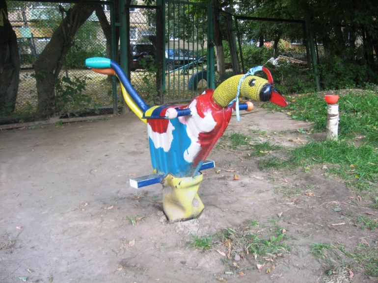 Сказочная птица - качалка для детей