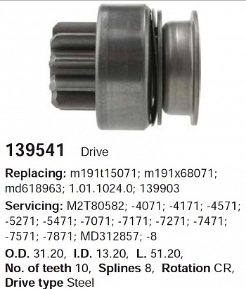 Бендикс 139541