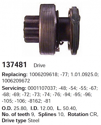Бендикс 137481