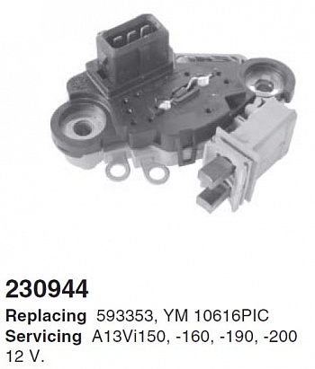 Регулятор 230944 не став на прих использ M527