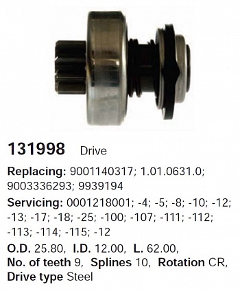 Бендикс 131998