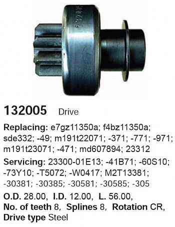 Бендикс 132005