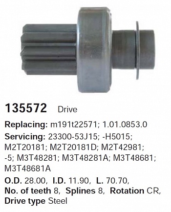 Бендикс 135572