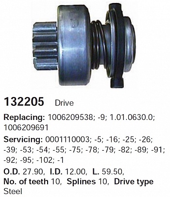 Бендикс 132205