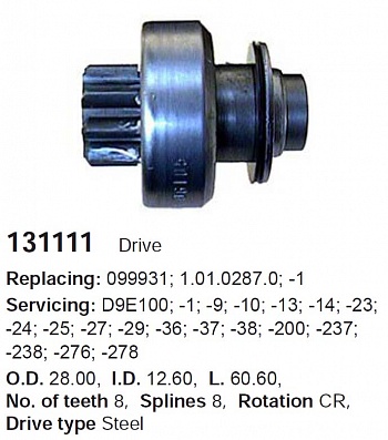 Бендикс 131111