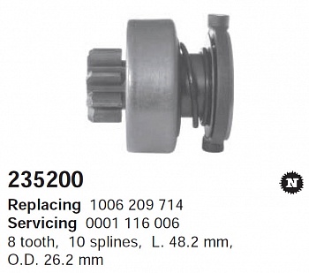 Бендикс 235200