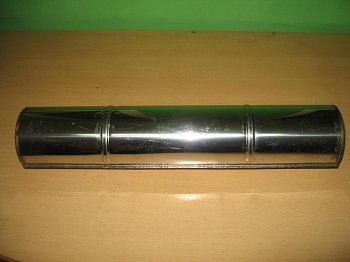 Круглый корпус - 95х460 мм / труба 54 мм с диффузором 033-471