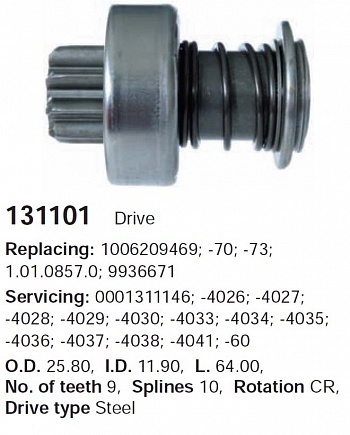 Бендикс 131101