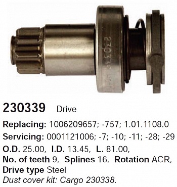 Бендикс 230339